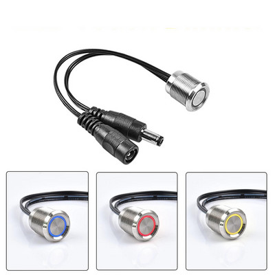 Διακόπτης ρύθμισης αφής 3 χρωμάτων Έλεγχος κουμπιού αισθητήρα σε εσοχή Unsteless dimmable dimmer για 12V 24V LED λωρίδα ντουλαπιού σε εσωτερικούς χώρους