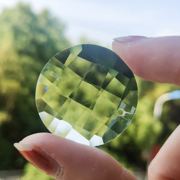 Νέο Clear Octagonal Crystal Suncatcher Πολυέλαιος Κρύσταλλοι Πρίσματα Κρεμαστά Κρεμαστά Στολίδι Διακόσμηση σπιτιού Αξεσουάρ φωτισμού 40mm