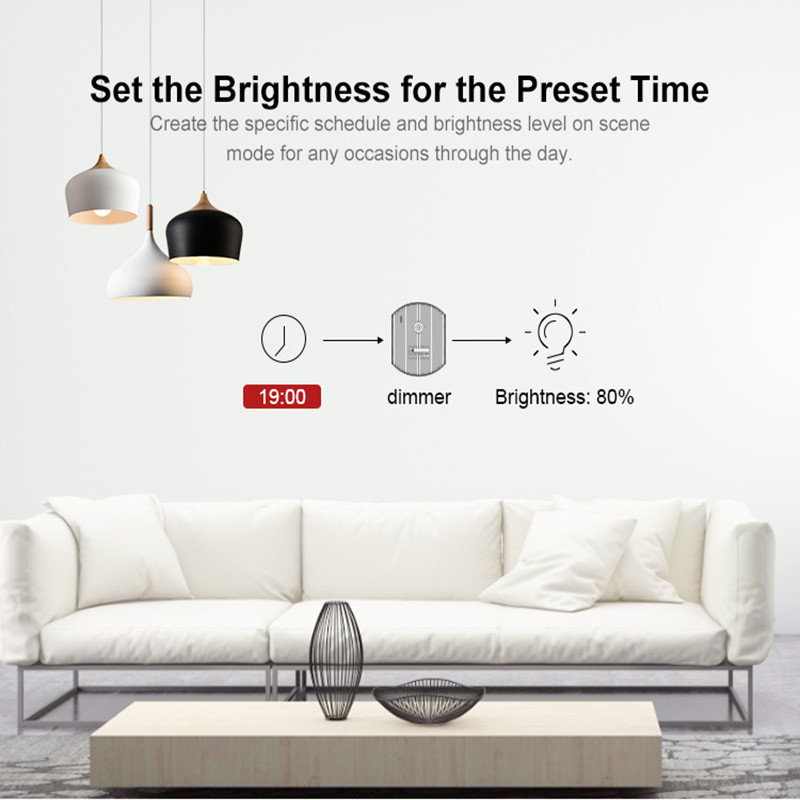 Διακόπτης Wifi SONOFF D1 DIY Έξυπνος διακόπτης φωτός ροοστάτη 433 Mhz RF ελεγχόμενος Έξυπνος οικισμός Λειτουργεί με το Google Home Alexa