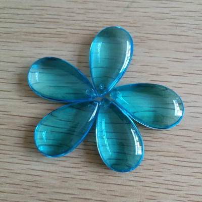 5 части 50 мм смесени цветни гладки висулки Капка стъклени части фън шуй кристални призми за полилеи