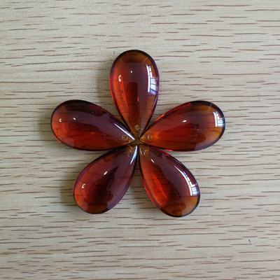 5 части 50 мм смесени цветни гладки висулки Капка стъклени части фън шуй кристални призми за полилеи