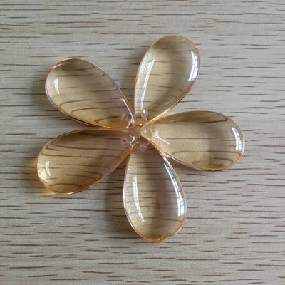 5 части 50 мм смесени цветни гладки висулки Капка стъклени части фън шуй кристални призми за полилеи