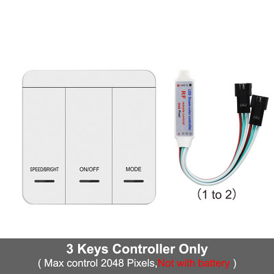 Bandă LED Dimmer Controler Panou Reflux Pixel Controller pentru WS2811 alb/alb cald Curgând apă curgătoare bandă de curse de cai