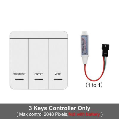 Bandă LED Dimmer Controler Panou Reflux Pixel Controller pentru WS2811 alb/alb cald Curgând apă curgătoare bandă de curse de cai
