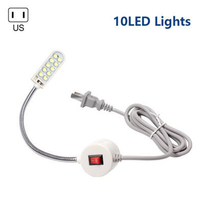 Εύκαμπτο 360° Σούπερ φωτεινό λαιμό χήνας Industrial με μαγνητική βάση στήριξης Ραπτομηχανή Φωτιστικό Φωτιστικό Εργασίας