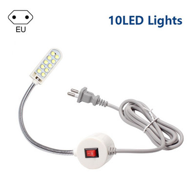 Εύκαμπτο 360° Σούπερ φωτεινό λαιμό χήνας Industrial με μαγνητική βάση στήριξης Ραπτομηχανή Φωτιστικό Φωτιστικό Εργασίας