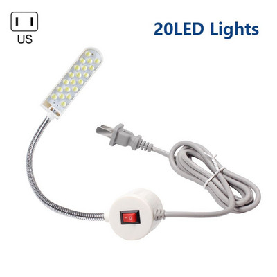 Εύκαμπτο 360° Σούπερ φωτεινό λαιμό χήνας Industrial με μαγνητική βάση στήριξης Ραπτομηχανή Φωτιστικό Φωτιστικό Εργασίας