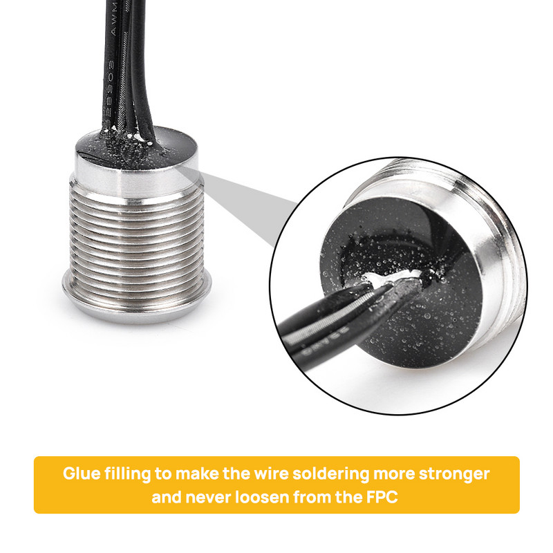 Μεταλλικός ροοστάτης LED αφής DC12V 24V Έξυπνος διακόπτης ροοστάτη 6A 1 καναλιού για μονή έγχρωμη ταινία