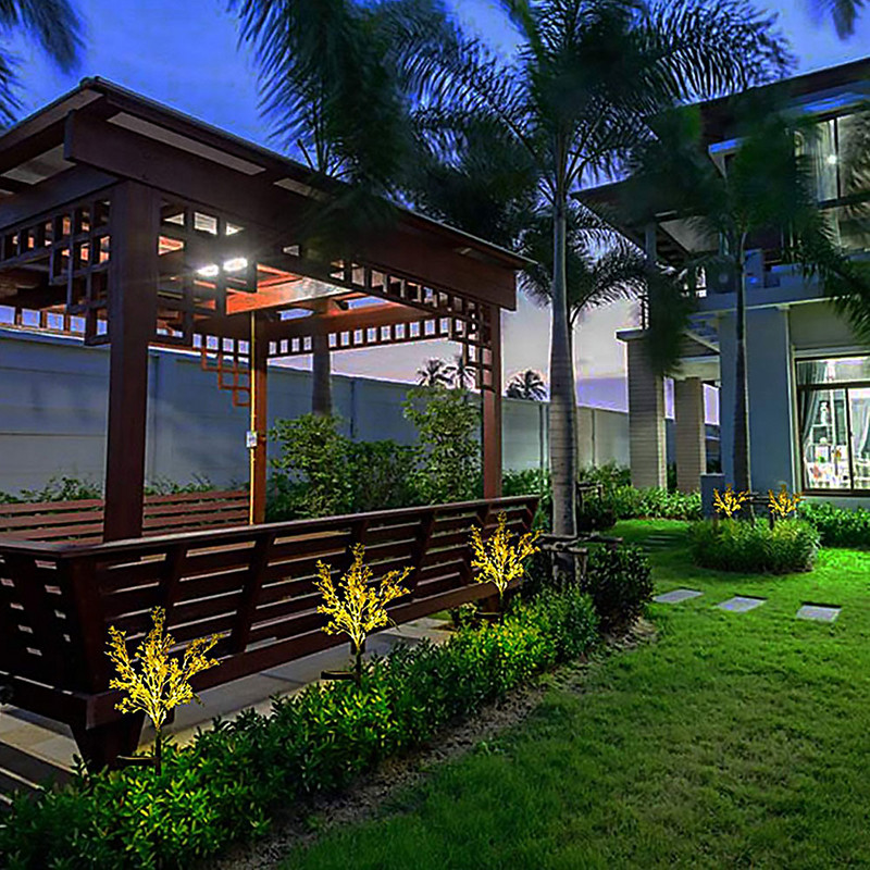 Saulės energija varomas gėlių sodo kuolas kraštovaizdžio pasakų lempa lauko kiemo takas Ip65 vandeniui atsparus rapsų žibintas sodo dekoravimas