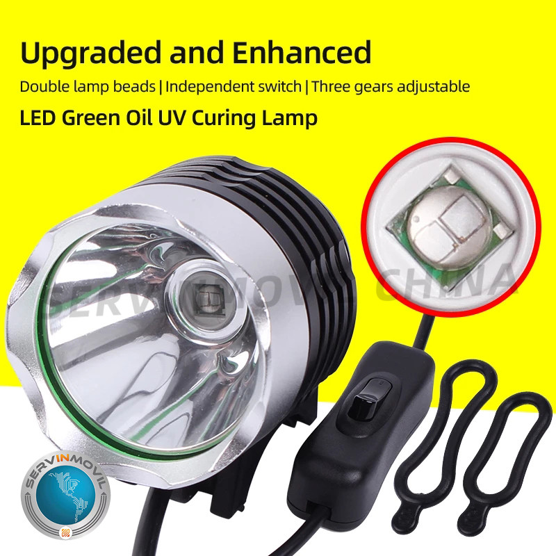 Žalioji alyvos klijų kietėjimo lempa USB UV sterilizatorius ultravioletinės šviesos džiovintuvas LED ultravioletinė šviesa telefono plokštės sterilizavimui