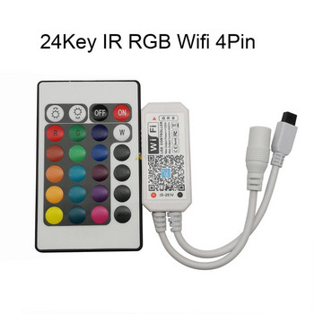 Magic Home Bluetooth WiFi LED контролер IR RF 5V 12V 24V за WS2811 WS2812B SK6812 Едноцветна RGB RGBW RGBCCT LED лента