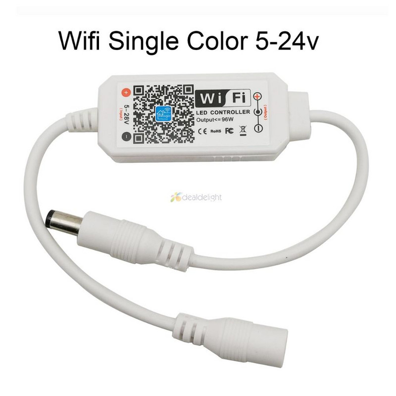 Magic Home Bluetooth WiFi LED kontrolieris IR RF 5V 12V 24V priekš WS2811 WS2812B SK6812 vienkrāsains RGB RGBW RGBCCT LED sloksne