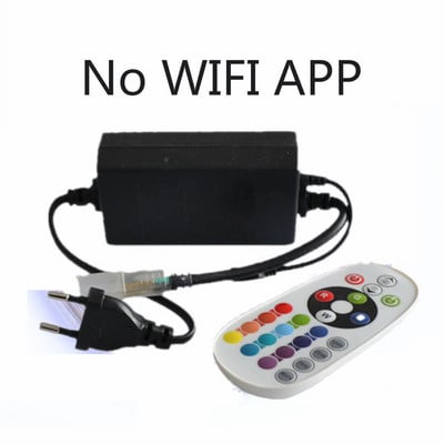 Ελεγκτής Bluetooth 220V RGB LED Strip Control για τηλέφωνο Bluetooth Remote APP Control for RGB 5050 LED Strip Control