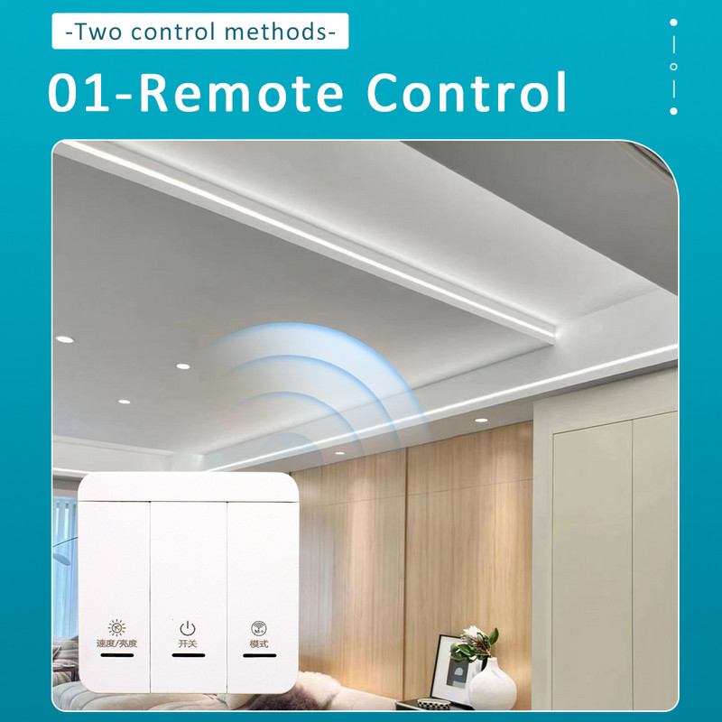 Kontroler svjetla za LED trake za konjske utrke DC 5-24V WS2811 Prekidač za traku za jurenje u tekućoj vodi Bežični upravljač za sinkronizaciju ploče s 3 tipke