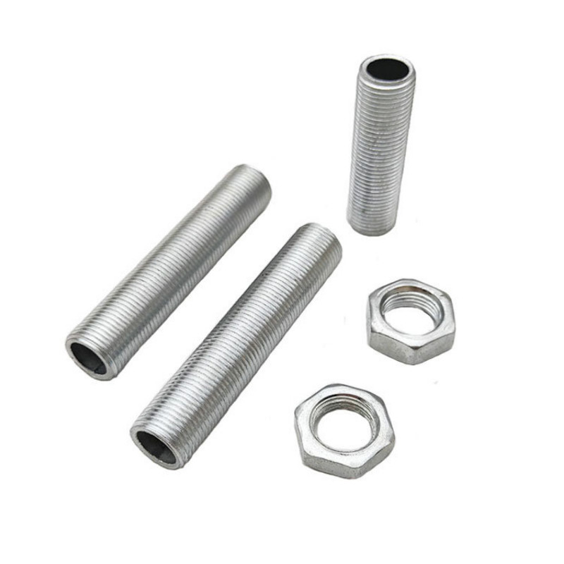 10 vnt M10 tuščiavidurio danties vamzdžio vidinis sriegis tuščiaviduris sraigtinis veržlė lempos dangtelis liustra sujungimo strypo fiksuoto pagrindo apšvietimo priedai