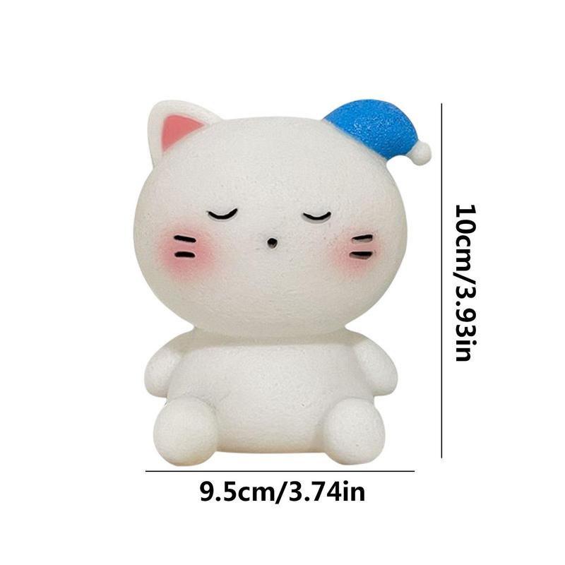 Kačių lempa Cat animacinių filmų naktinis šviestuvas Minkšta ir neakina akių priežiūros stalinė lempa Naktinė lemputė vaikams Velykų gimtadienio dovanos berniukui