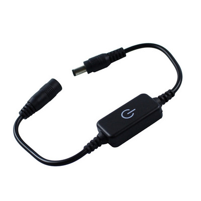 LED juostos jutiklinis pritemdymas Ryškumas pritemdymo jungiklis Atminties funkcija 5V 12V 24V 3A 5,5x2,1 COB SMD juosta LED lempučių jungiklio valdiklis