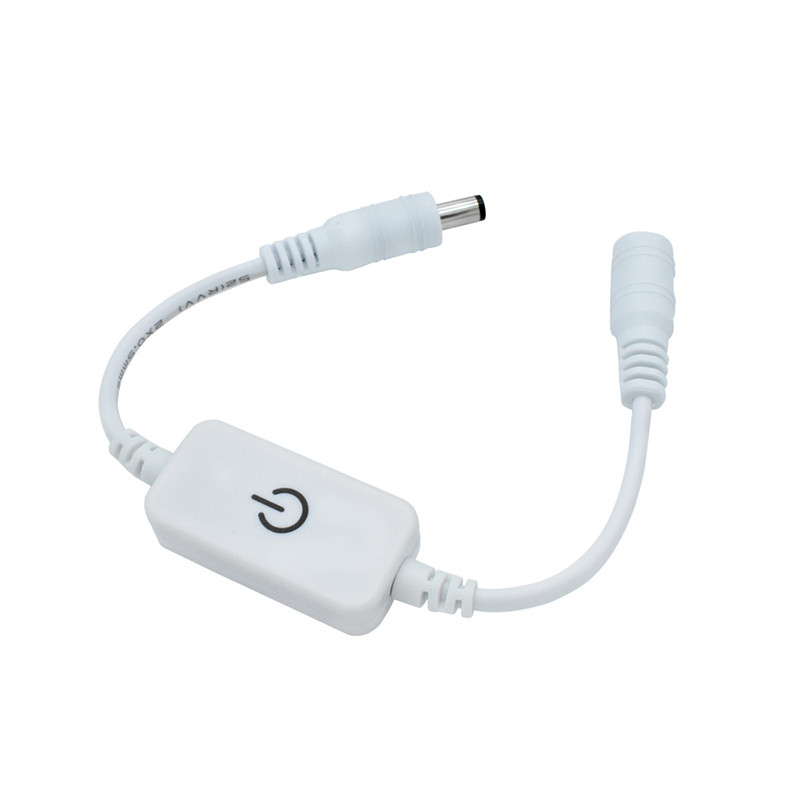 LED juostos jutiklinis pritemdymas Ryškumas pritemdymo jungiklis Atminties funkcija 5V 12V 24V 3A 5,5x2,1 COB SMD juosta LED lempučių jungiklio valdiklis