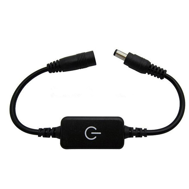 LED juostos jutiklinis pritemdymas Ryškumas pritemdymo jungiklis Atminties funkcija 5V 12V 24V 3A 5,5x2,1 COB SMD juosta LED lempučių jungiklio valdiklis