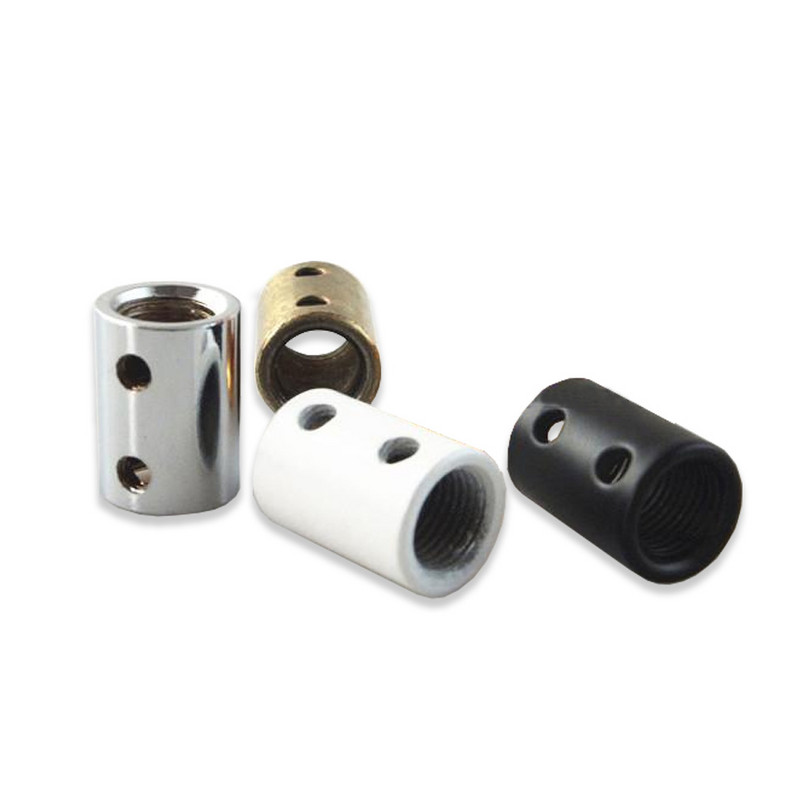 2 vnt. M10 moteriška tuščiavidurė jungtis su M4 šoninės danties skylės lempos aparatūros detalėmis „pasidaryk pats“ žingsnis 1,0 mm