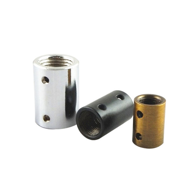 2 vnt. M10 moteriška tuščiavidurė jungtis su M4 šoninės danties skylės lempos aparatūros detalėmis „pasidaryk pats“ žingsnis 1,0 mm