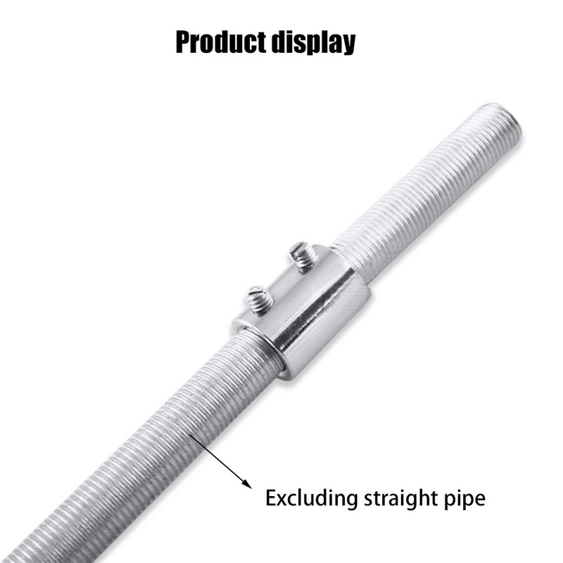2 vnt. M10 moteriška tuščiavidurė jungtis su M4 šoninės danties skylės lempos aparatūros detalėmis „pasidaryk pats“ žingsnis 1,0 mm