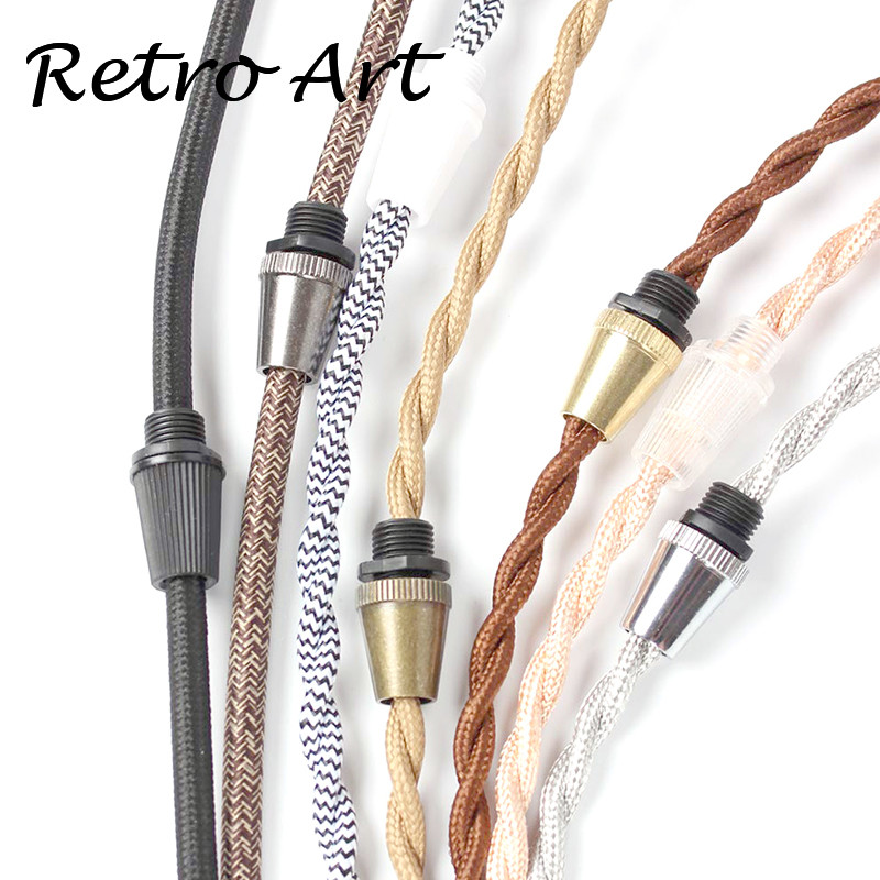 Pakabinamas lempos laido užrakto laido rankenos Vintažinės lempos įtempimą mažinančios