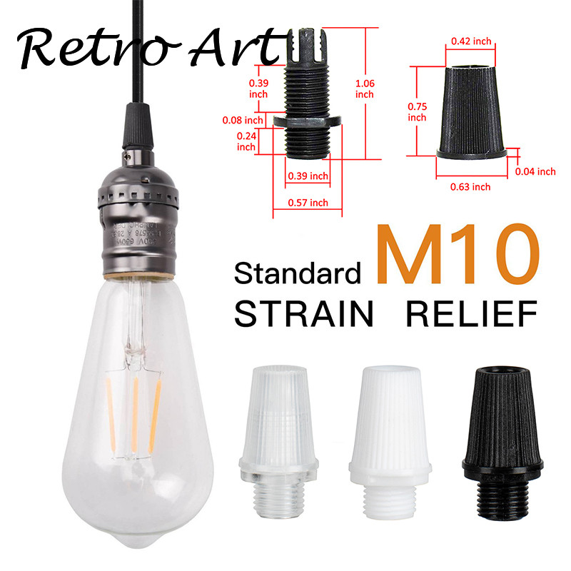 Pakabinamas lempos laido užrakto laido rankenos Vintažinės lempos įtempimą mažinančios