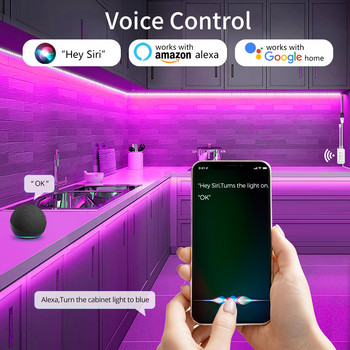 Apple homekit app led dimmer dc12V RGB / RGBCCT τηλεχειριστήριο για led strip Siri Voice home kit λειτουργεί με Alexa , Google Home