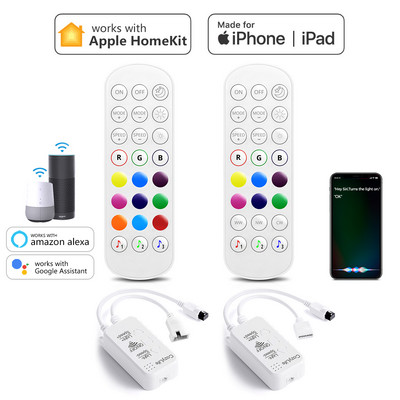 Apple homekit app led dimmer dc12V RGB /RGBCCT дистанционно contorller за led лента Siri Voice home kit работи с Alexa, Google Home