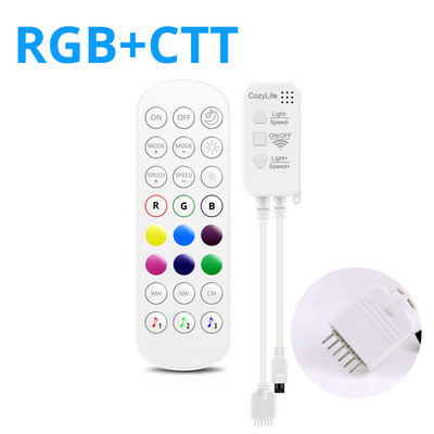 Apple homekit app led dimmer dc12V RGB / RGBCCT τηλεχειριστήριο για led strip Siri Voice home kit λειτουργεί με Alexa , Google Home