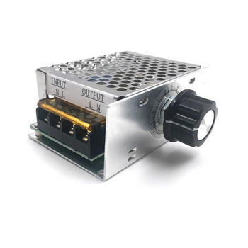 AC 220V мощност 2000W 4000W 5000W 10000W SCR регулатор на напрежението 220V LED димер 220 V волт регулатор на скоростта на двигателя Термостат