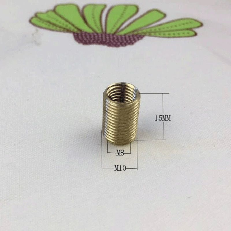 4 tükki/partii M4/M5/M6/M8 kuni M10, M10 kuni M12 vaskeermega õõnestoru adapter sise- ja väliskeermega siduri konveieri adapter