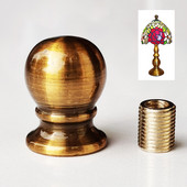 WOERFU 2-Pack 1-1/5 Aliejumi trinamas šepečiu bronzos apdailos rutulinis žibintas, baigiamas