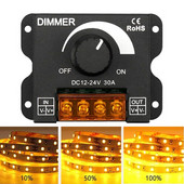 Ρυθμιστής φωτεινότητας LED Ρυθμιζόμενος ελεγκτής ρυθμιστή φωτεινότητας PWM Ψηφιακός βαθμιαίος φωτισμός για λωρίδα λαμπτήρα Μονόχρωμη λάμπα