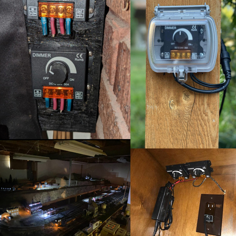 Ρυθμιστής φωτεινότητας LED Ρυθμιζόμενος ελεγκτής ρυθμιστή φωτεινότητας PWM Ψηφιακός βαθμιαίος φωτισμός για λωρίδα λαμπτήρα Μονόχρωμη λάμπα