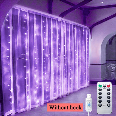 3M USB LED fėjų styginių užuolaidų lemputės girlianda Šventinių vakarėlių dekoracijos Vestuvių gimtadienis Miegamasis Ramadanas Velykų namų šventė