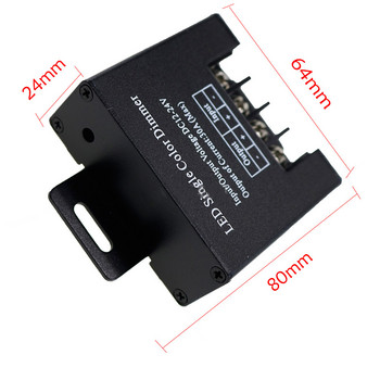 DC12V-24V RF LED Dimmer Switch 30A Ρυθμιζόμενος ελεγκτής ρυθμιστή τάσης 360W για ροοστάτες LED μονάδας φωτισμού ταινίας LED