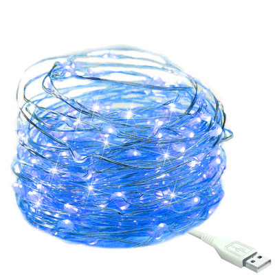 10 20M LED Fairy Lights Χάλκινο σύρμα USB τροφοδοτούμενο με χριστουγεννιάτικο ντεκόρ φωτιστικό κορδόνι Γαμήλιο πάρτι Πρωτοχρονιάτικα Διακοσμητικά 2022 Γιρλάντα