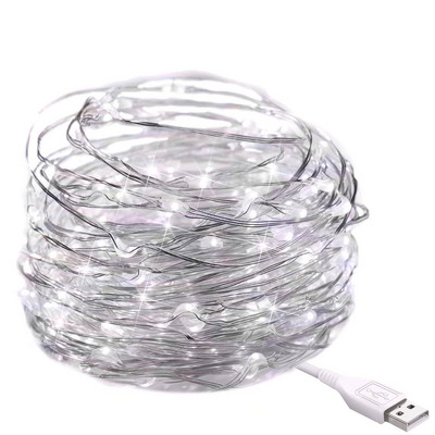 10 20M LED Fairy Lights Χάλκινο σύρμα USB τροφοδοτούμενο με χριστουγεννιάτικο ντεκόρ φωτιστικό κορδόνι Γαμήλιο πάρτι Πρωτοχρονιάτικα Διακοσμητικά 2022 Γιρλάντα