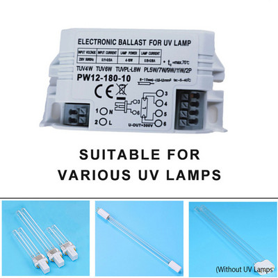 220 V 3–36 W universalūs elektroniniai balastai, skirti G23 G10q G5 UV lempai ultravioletinė šviesa 9–18 W magnetinis fluorescencinis indukcinis balastas