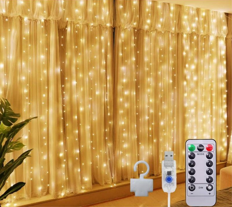 3M LED-jõuluhaldjas tuled USB-kaugjuhtimispult, vanik aknal, uusaasta jõulukaunistus koduks õues