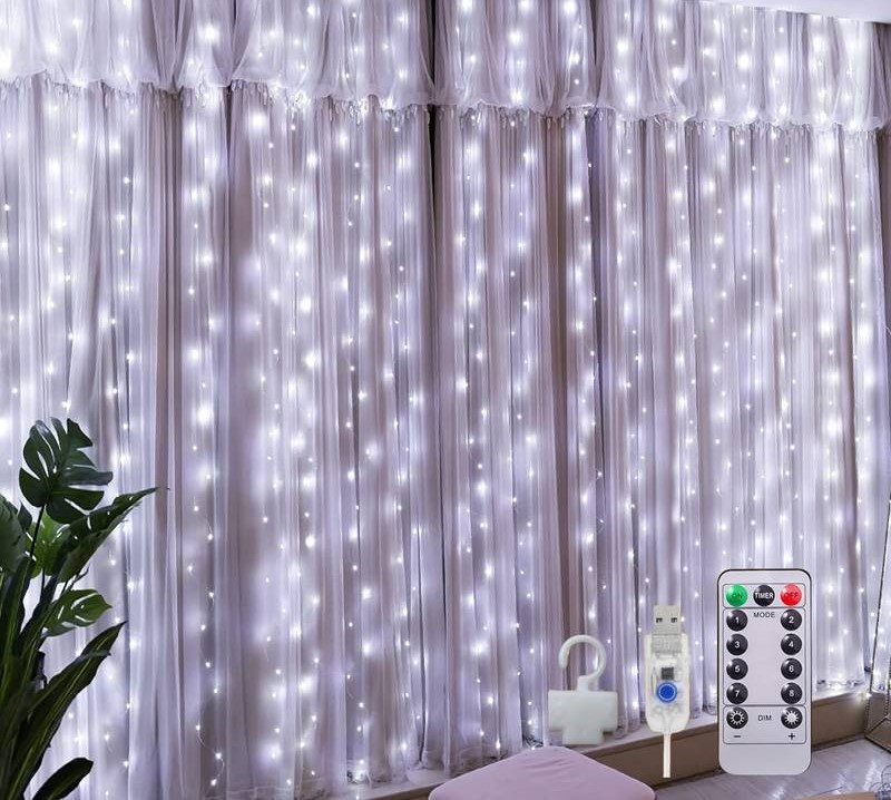 3M LED-jõuluhaldjas tuled USB-kaugjuhtimispult, vanik aknal, uusaasta jõulukaunistus koduks õues