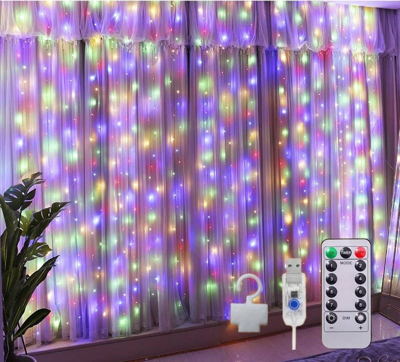 3M LED-jõuluhaldjas tuled USB-kaugjuhtimispult, vanik aknal, uusaasta jõulukaunistus koduks õues
