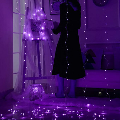 Lumini LED de Crăciun Telecomandă USB Lumini zâne 3M 4M 6M Cortina Lumini LED Decorare de Crăciun pentru acasă Ghirlandă de Anul Nou