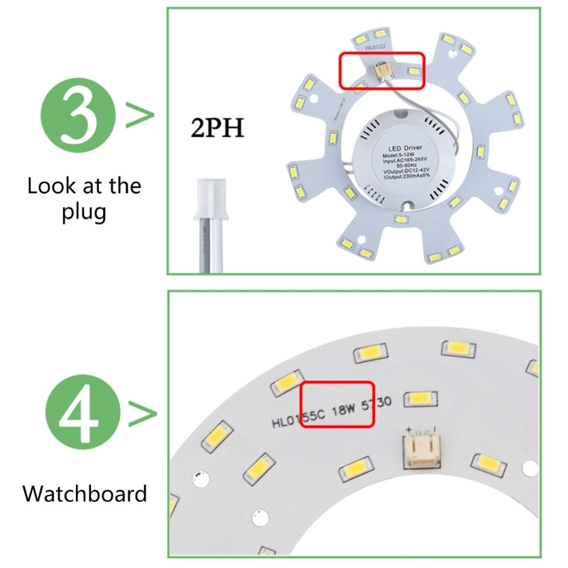 LED tvarkyklė AC180-260V dažnis 50-60Hz maitinimo tiekimo apšvietimas LED lubų lempos lempai 8-12W/8-25W/22-40W