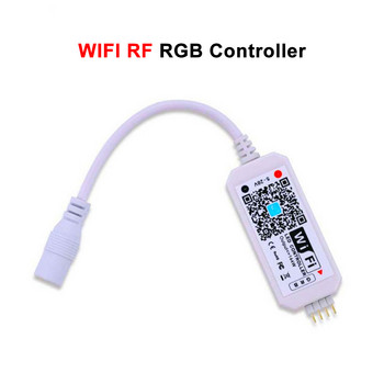 DC5-24V 24Keys Mini Wifi RF RGB RGBW Led контролер Дистанционно Dmx Безжична музика и таймер за SMD 3528 5050 4Pin 5Pin Светлинна лента