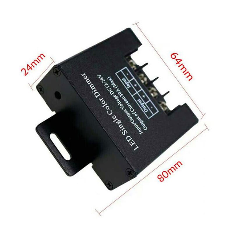 11Key RF 30A LED Dimmer monocolor DC12V-24V Aluminiu 3Key Dimming LED Strip Controller pentru 5050 3528 Single Color Strip Light