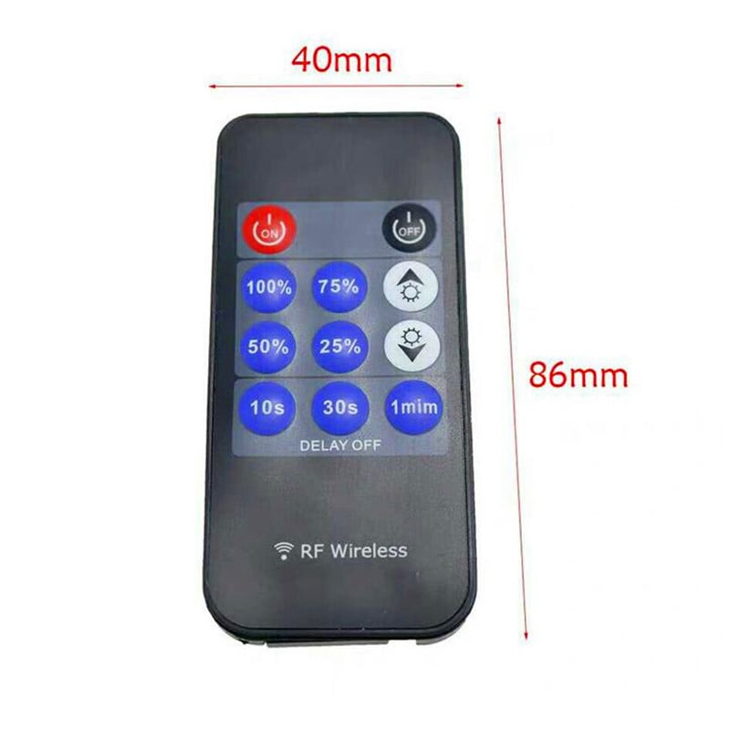 11Key RF 30A LED Dimmer monocolor DC12V-24V Aluminiu 3Key Dimming LED Strip Controller pentru 5050 3528 Single Color Strip Light