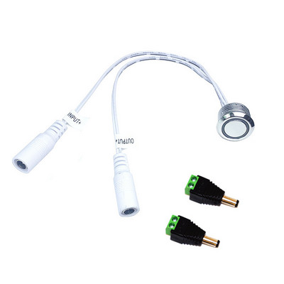 LED Dimmer 12V 24V Έλεγχος κουμπιού αφής Stepless Dimmable Switch For 2835 3528 5050 LED Strip DIY Φωτιστικό ντουλάπας κρεβατιού